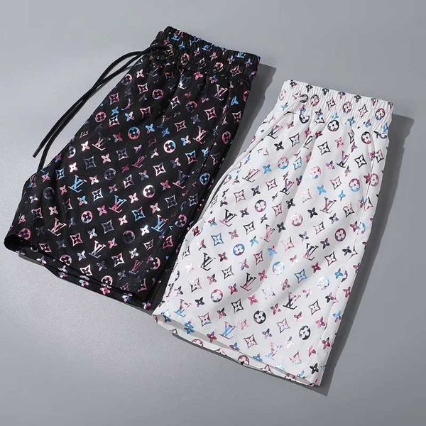 

новая мода мужские шорты повседневная печать бордшортов мужчины лето стиль пляж бассейн шорты мужчины спорт короткие, Blue