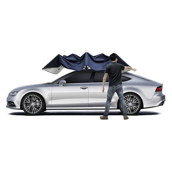

4.6meter semi-automatic outdoor car vehicle tent umbrella sunshade roof cover anti-uv kit car umbrella sun shade