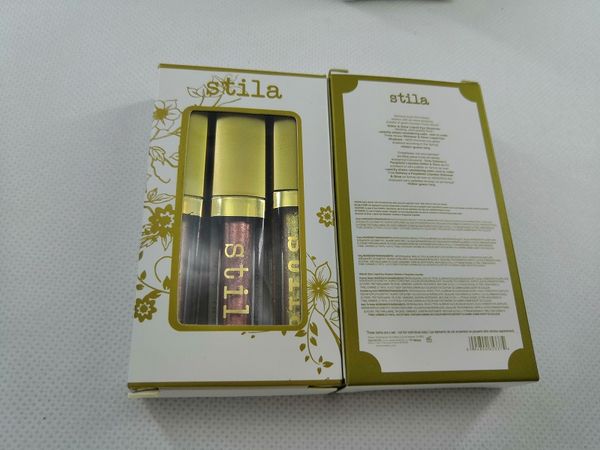 

stila glitter & glow liquid eye shadow set 3pcs set glitter on the go limited edition eyeshadow kit dhl ing