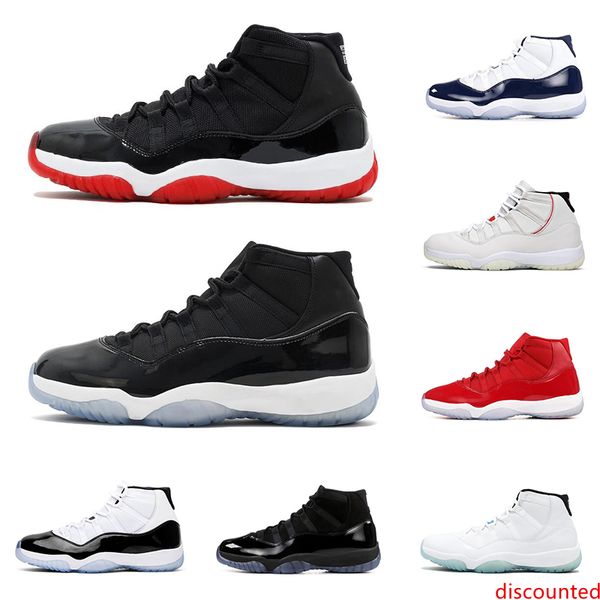 

new bred 11 11s men women basketball shoes concord cap and gown platinum tint gamma blue rose gold cherry mens athletic sports sneakers