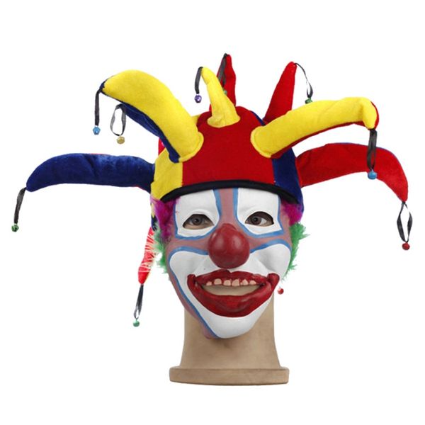 

halloween clown hat with clown nose funny props cosplay costume accessories