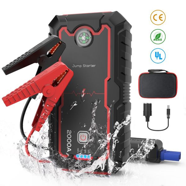 

автомобиль скачок стартер 22000mah лития 2000а 12v портативный непредвиденный банк силы стартера скачки автомобиля ракеты-носителя пусковое