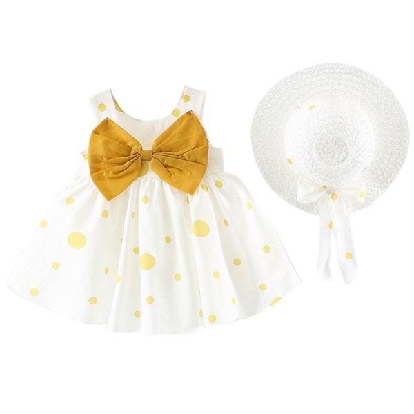 

pretty princess kids baby girl dress floral princess wedding party vest dresses sundress birthday gift sweet dress yellow 80, Red;yellow