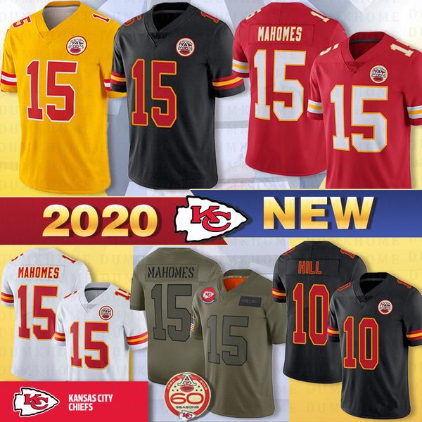 

15 patrick mahomes ii kansas city jersey chief 32 tyrann mathieu 87 travis kelce 29 eric berry tyreek hill mathieu watkins hardman houston, Black;red