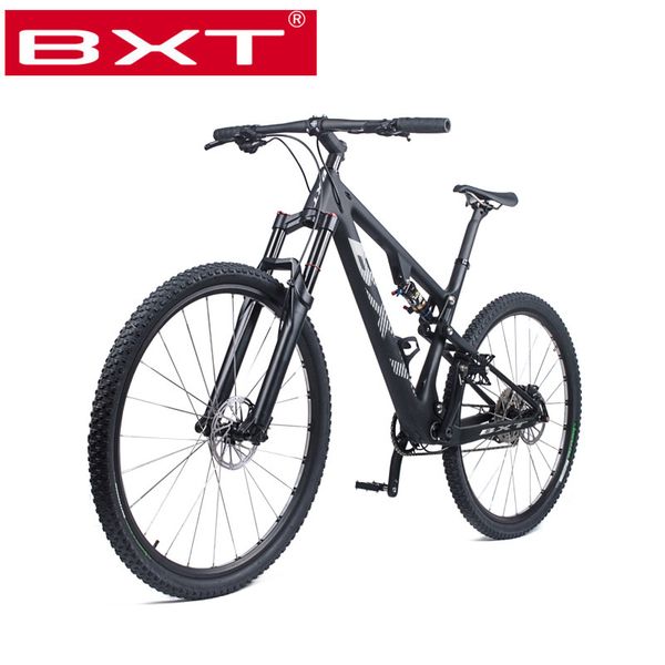 

new mountain bike 29er carbon fiber frame mtb bicycle full suspension complete bike 1*11 speed 29er*2.1 mtb tire delivery