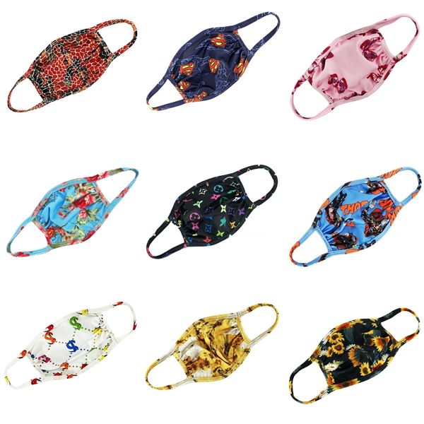 

200 1pcs face mask designer printed face mask 3 ply block dust air pollution filter non oily 1 1pcs particulate ma #292, Black
