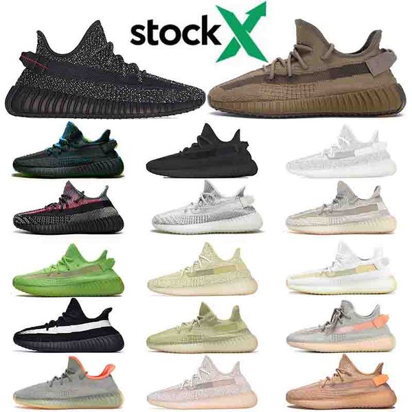 

wholesale 2020 new running shoes kanye west luxury desert sage tail light cinder mens women big size us 13 stock x designer trainers, White;red