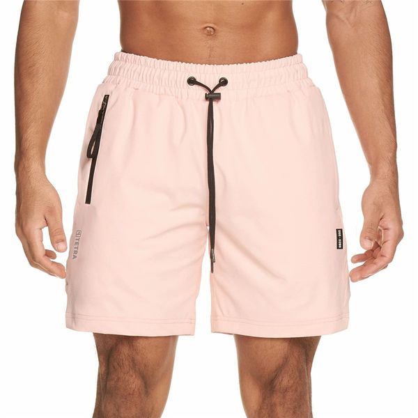 

2020 men running shorts quick dry mens fitness shorts gym jogging men sport training workout with pocket, Black;blue