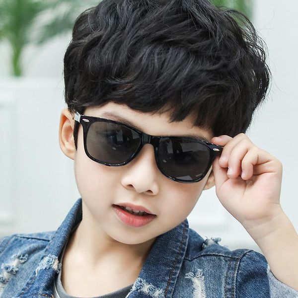 

child cute square revit frame sunglasses children kids pink blue lens silver mirror fashion boys girls uv400 protection eyewear vpusk