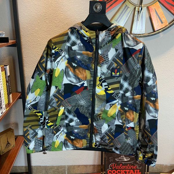 

fd custom made mens jacket hoodies designer classic fashion week sweatshirts limited edition wear on both sides hoodie pullover, Black;brown