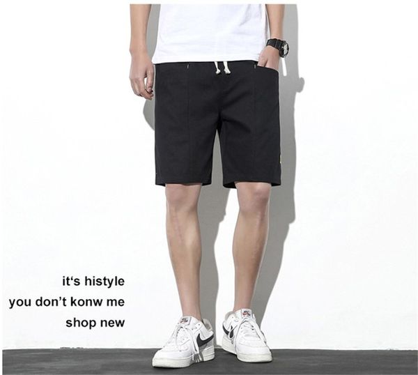 

summer patchwork mens designer short pants workwear teenager loose sports knee length clothing casual running relaxed apparel, White;black
