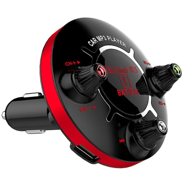 

jinserta mini bluetooth mp3 player power on/off control fm modulator support handsu disk tf card aux play car music player