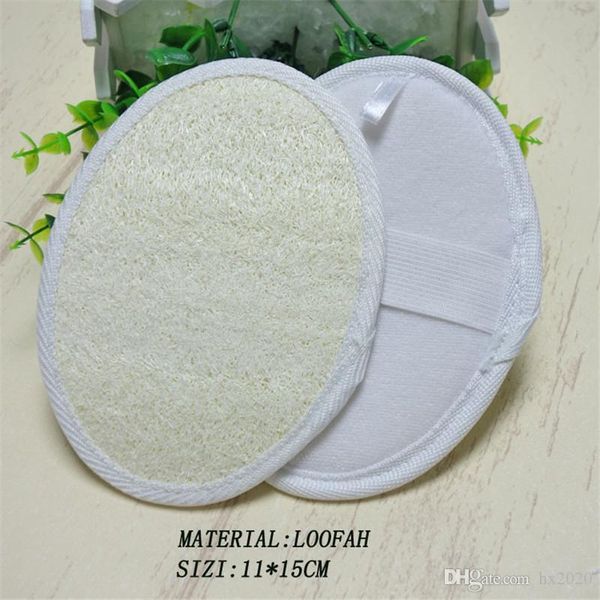

практическая природный loofah ванна душ для тела губки тела скруббер exfoliator pad кожа тела купание массаж st083