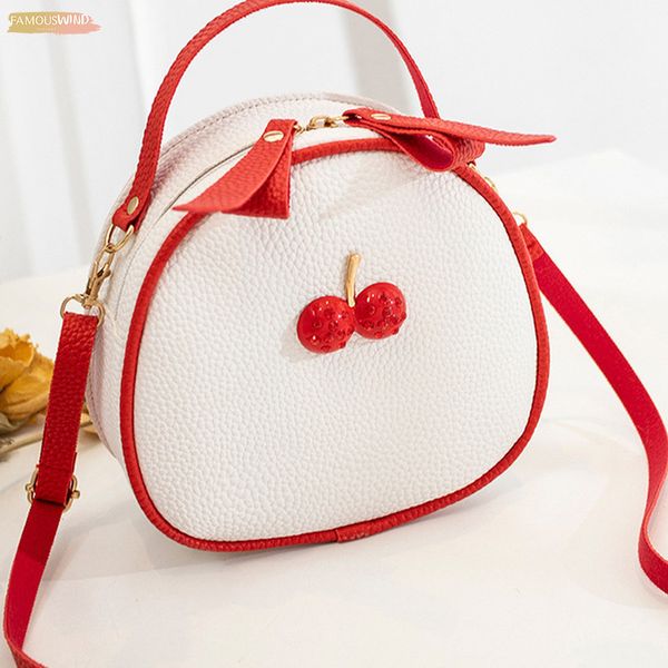 

ocardian handbag new fashion trend womens hit color portable bag with zipper elegant fashion lady cherry shoulder bags dropship may22