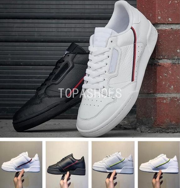 

wholesale 2018 antique continental 80 rascal leather x kanye west running casual shoes white og core aero men fashion sneakers 40-45, White;red