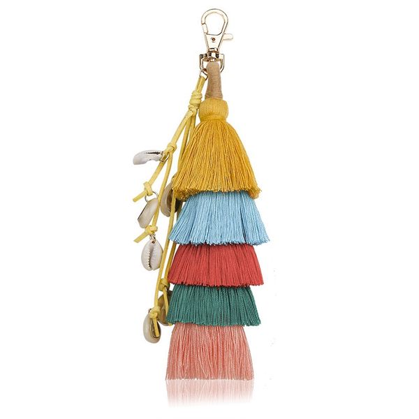 

1pc помпоны key chain большой кисточкой брелки для женщин сумка подвески ювелирные изделия ювелирные изделия dropshipping брелок желтый цвет, Silver