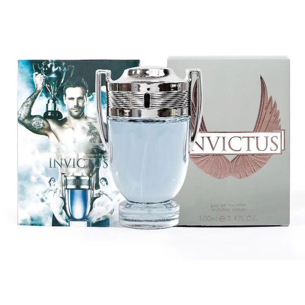

french fragrance unbeaten ambition / brave men's silver cup trophy perfume eau de toilette spray for men 100 ml