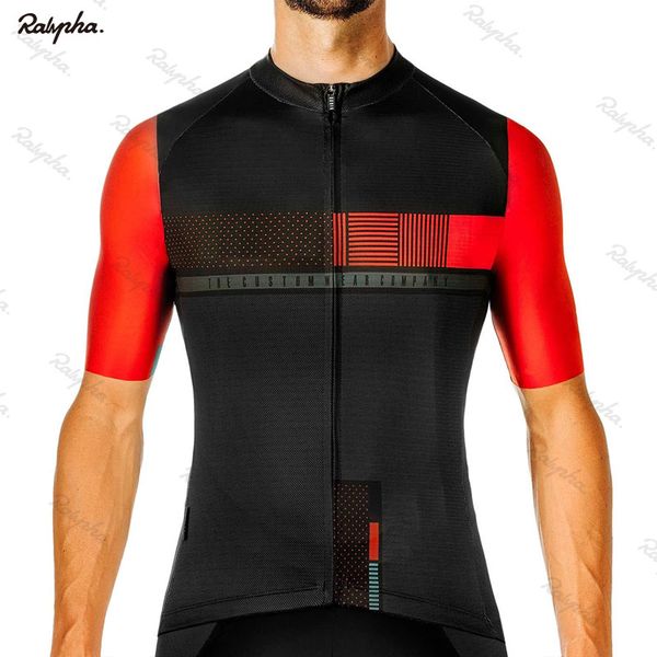 

clothing 2020 pro breathable bicycle clothing ropa ciclismo men's summer quick-drying triathlon sweatshirt, Black;red