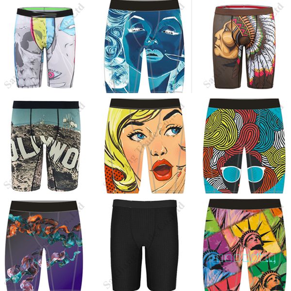 

Ethika мужские купальники пляжные шорты 2020 Quick Dry Underwear длинные трусы скейтборд уличные модные спортивные шорты боксеры брюки C111909