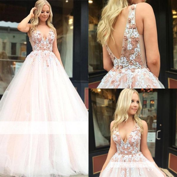 

Розовое платье невесты со стразами из бисера Топ бальные платья Свадебные платья