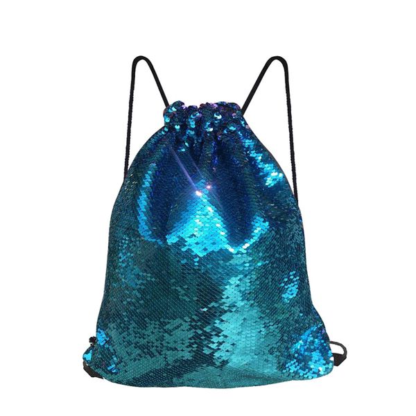 

drawstring bags fashion metallic sequins colorful package patchwork color wild travel bags shiny drawstring bag mochilas