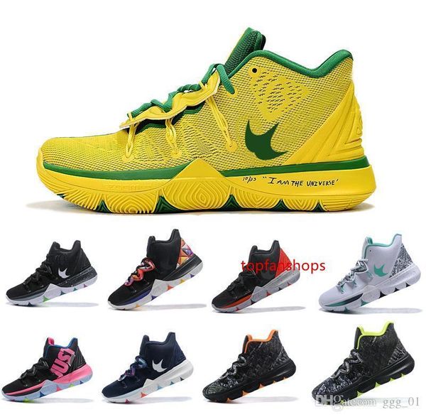 

2019 kyrie 5 ikhet black magic men s basketball shoes weave basketball irving sport sneaker size 7-12