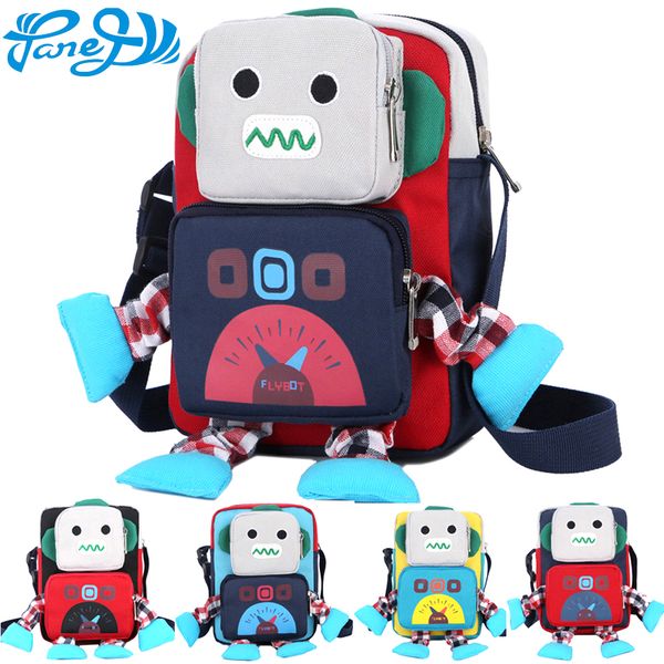 

panegy cute cartoon robot kindergarten backpack for boys and girls 1-5 year old school bags lovely satchel knapsack baby bags