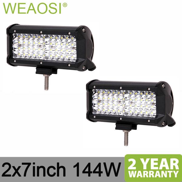 

2 pcs 7 inch spot car external lights 216w super driving led fog light for off-road motorcycle suv led work light