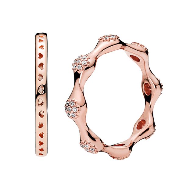 

pave modern lovepods ring temperament rose gold love heart wedding engagement finger rings for woman fashion jewelry, Slivery;golden