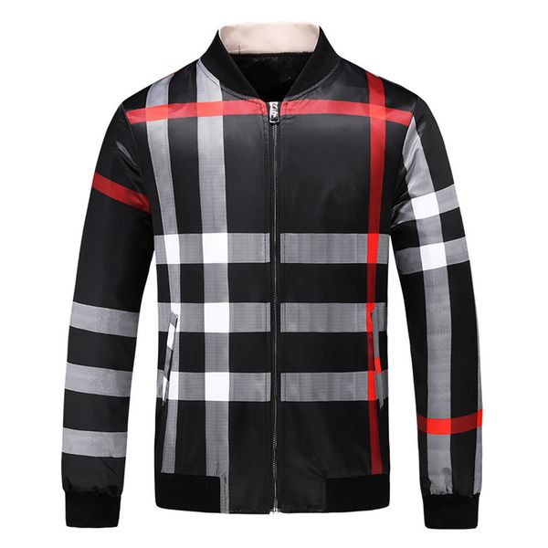 

mens designer jackets luxury coat classics lattice mens winter jacket mens designer jackets sweatshirt m-3xl, Black;brown