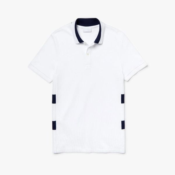 

crocodile mens designer polo shirts lc version fashion luxury france brand regular fit pure conton, White;black
