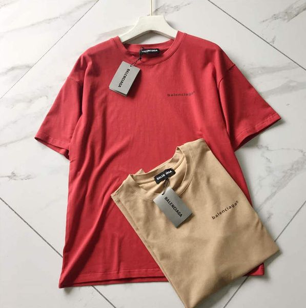 

2020 women designer t shirts brand tees solid color letters printed short sleeves pattern back style luxury l0g0 girl t shirts lr200402, White