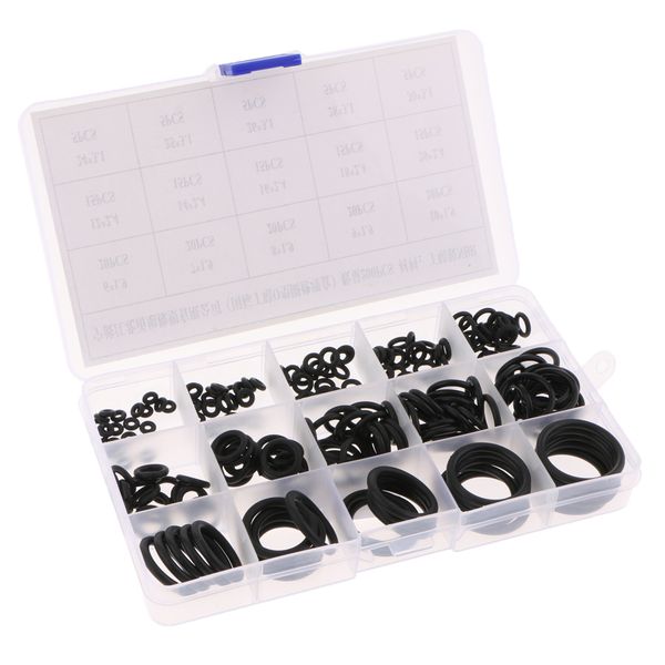 

200 pieces 15 sizes automotive car air conditioner o-ring rubber nbr washers gasket
