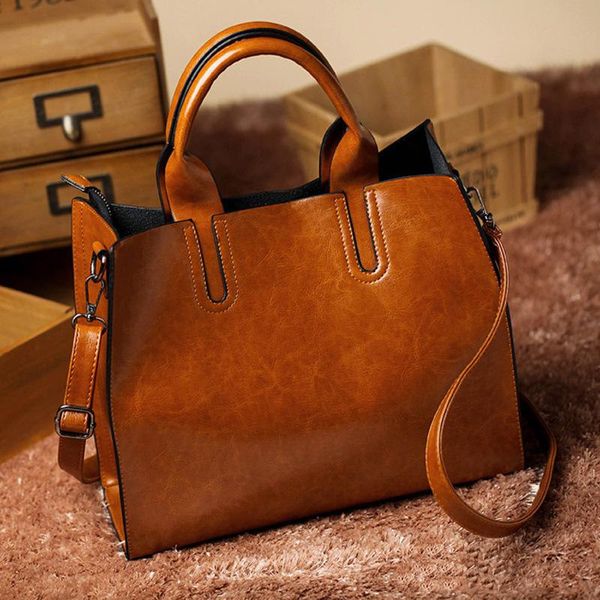 

2020 Pu Leather Bags Handbags Women Famous Brands Big Casual Women Bags Trunk Tote Spanish Brand Shoulder Bag Ladies large Bolsos Mujer