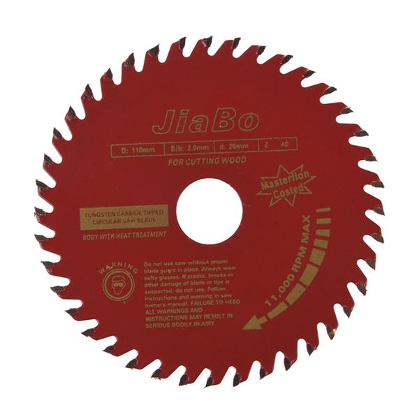 

110mm diameter 40t rotary t.c.t metal saw blade for wood cutting