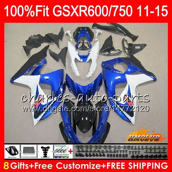 

injection for suzuki gsxr 600 750 gsxr750 11 12 13 14 15 16 10hc.19 gsxr-600 k11 glossy blue gsxr600 2011 2012 2013 2014 2015 2016 fairing