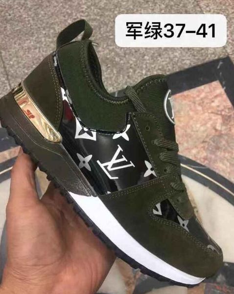 

vetementss women's leather shoes men's and women's casual shoes black gold red fashion comfortable flat shoes vl louis&#1, Blue;gray