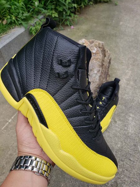 

12s new 2019 bumblebee high men basketball shoes 12 xii sneakers sports outdoor trainers size 7-13 with box