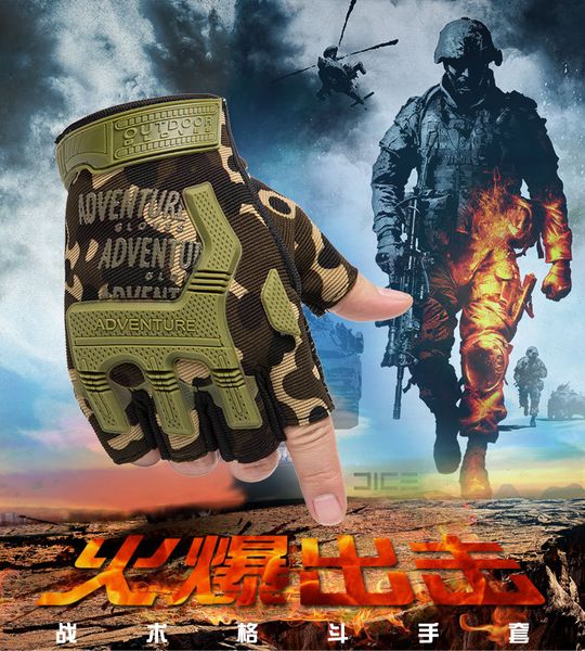 

sport на открытом воздухе tactical army airsoft стрельба combat велосипедов fingerless пейнтбол hard carbon knuckle половина finger перчатки, Black;green