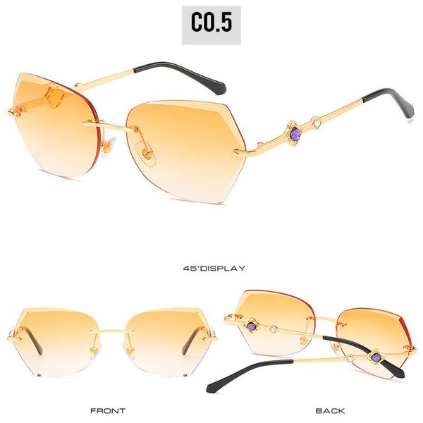 

trimmed rimless sunglasses chashma b titanium fashionable lady eye glasses diamond trimmed rimless spectacle frames women eyeglass agvc8