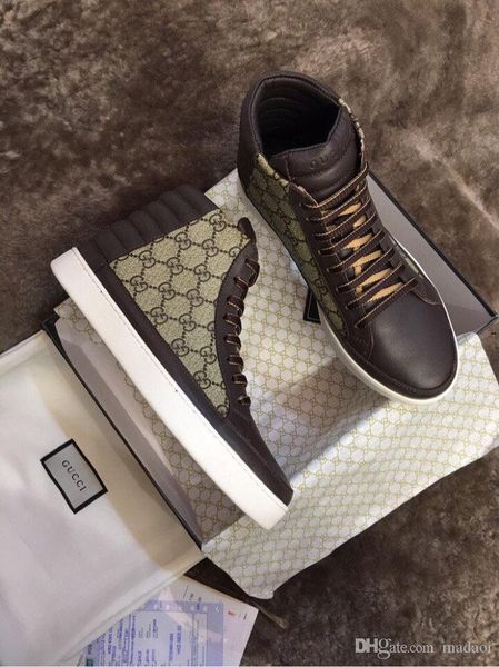 

20fw high canvas shoes men sneakers lace-up casual shoes classic female graffiti street beat hip-hop yetc7, Black