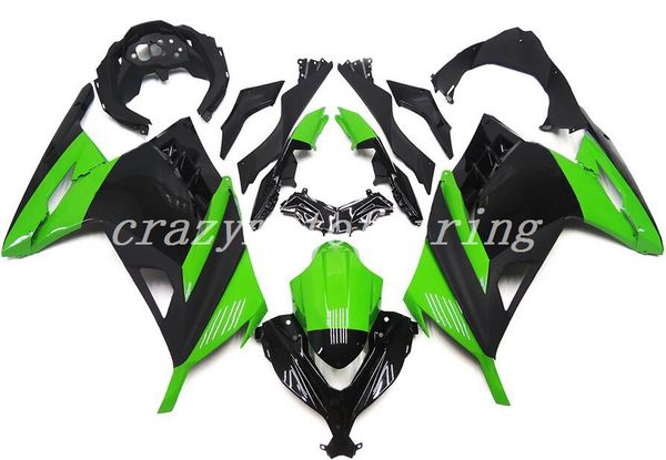 

new injection mold abs motorcycle bike fairings kits fit for kawasaki ninja 300 ex300 2013-2017 ninja 300 13 14 15 16 17 cool green black
