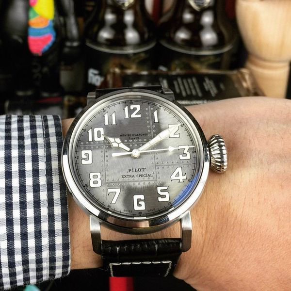 

designer luxury mens automatic watches v3 45mm japan 8215 mechanical watch leather belt sapphire face ing, Slivery;brown