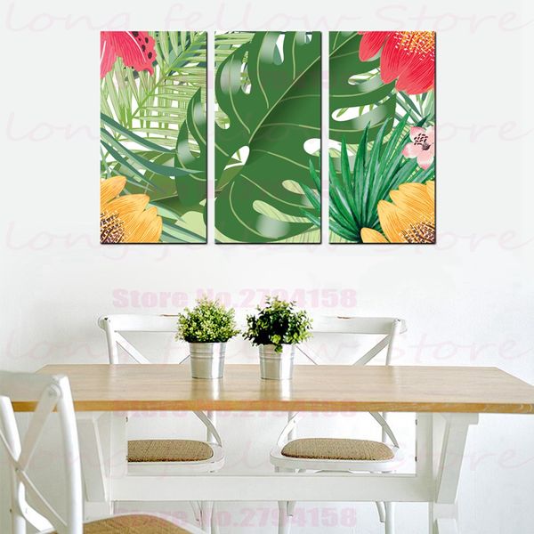 

nordic poster hd print tropical plants still life wall art picture for bathroom hallway home decor abstract artwork dropshipping