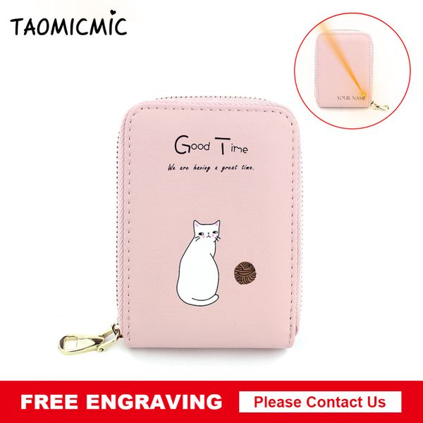 

2019 new card purse fashion solid color more id cards holder multifunction mini wallet women small wallet laser color, Red;black
