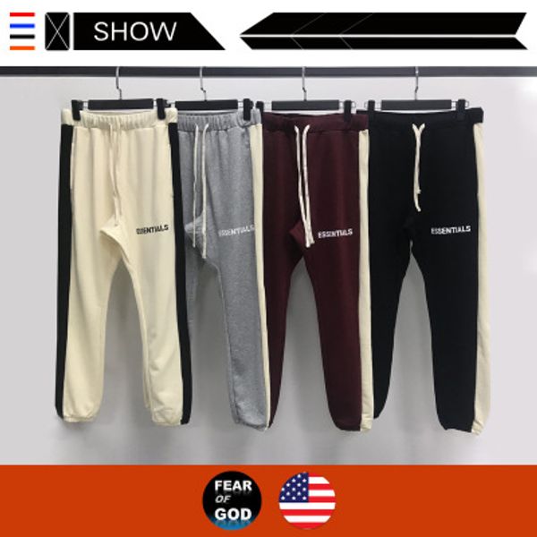 

males harlan sports pants men fashion trend loose hip hop style casual wide leg beam pants youth college style 2020 winter new, Black