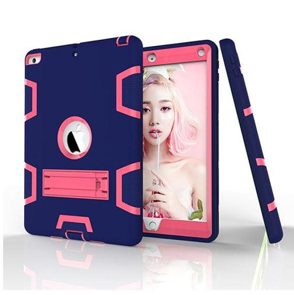 

shockproof case for apple ipad 9.7 inch 2017 2018 new kickstand kids silicone hard full body protective case cover for ipad 10.5 pro 9.7 air