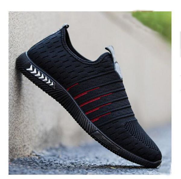 

black mens shoes heathe foot autumn breathable walking shoes 2019 new lightweight sports soft bottom casual running shoes