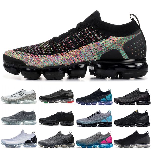 

2019 zebra knit 2.0 running shoes white vast grey tiger men women designer shoes triple black fly 1.0 sport sneakers 36-45