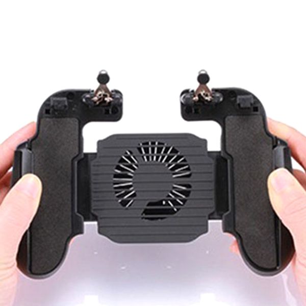 

h5 black hand grip usb cable gamepad joystick retractable abs trigger cooling fan battery holder controller mobile phone